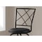Monarch Specialties Bar Stool, Set Of 2, Swivel, Bar Height, Metal, Pu Leather Look, Black, Contemporary, Modern I 2375 - alternate 4